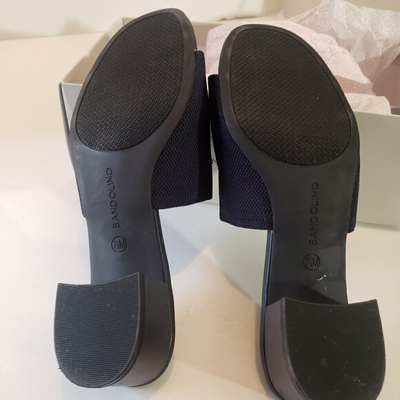 Bandolino Dark Blue Fabric size 7.5 - Picture 9 of 11